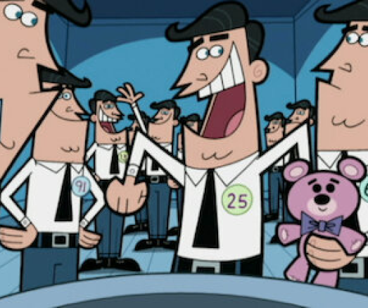 Clones do pai do Timmy festejando